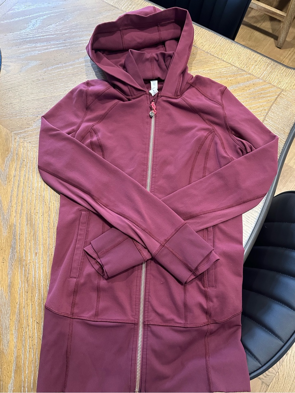 lululemon athletica Hooded Full-Zip Jacket in Berry Plum